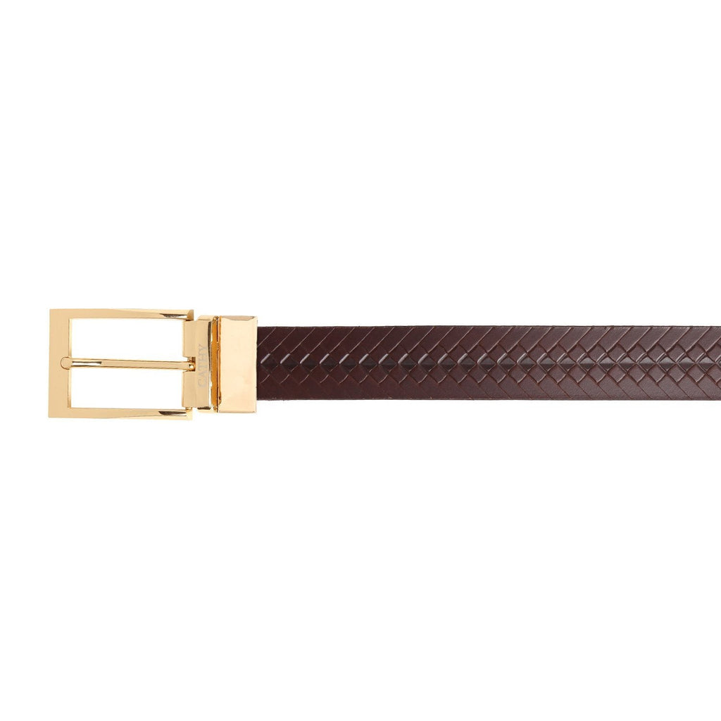 Men's Classic Dress Coffee Colour Belt Top Grain Italian Leather with –  V.P. Retail