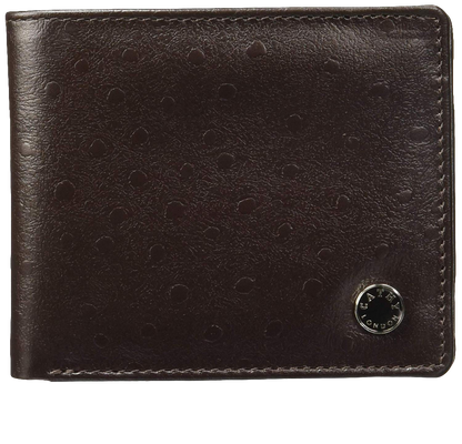 Brown Colour Bi-Fold Italian Leather Slim Wallet ( 6 Card Slot + 2 Hidden Compartment + Cash Compartment )