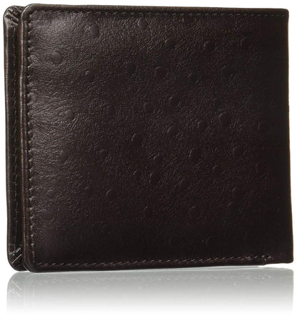 Brown Colour Bi-Fold Italian Leather Slim Wallet ( 6 Card Slot + 2 Hidden Compartment + Cash Compartment )