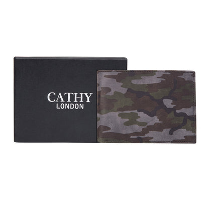 Cathy London Limited Edition RFID Men's Wallet 8 Card Slots