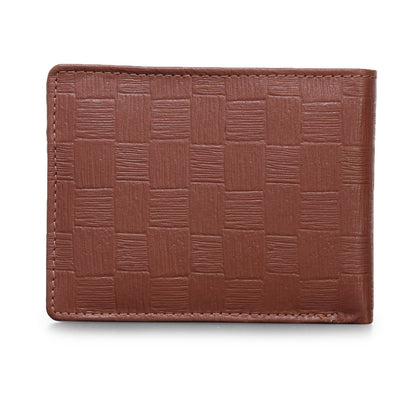 Tan Colour Bi-Fold Italian Leather Slim Wallet ( 6 Card Slot + 2 Hidden Compartment + 1 ID Slot + Coin Pocket + Cash Compartment )