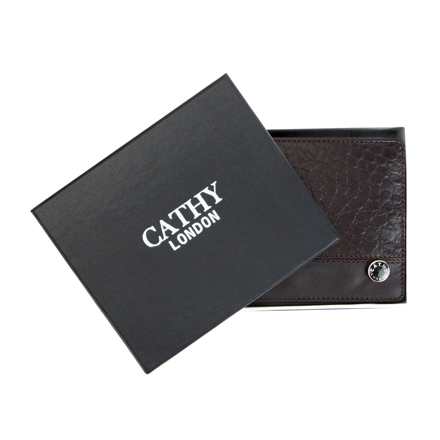 Brown Colour Bi-Fold Italian Leather Slim Wallet ( 3 Card Slot + 2 Hidden Compartment +Coin Pocket + Cash Compartment )