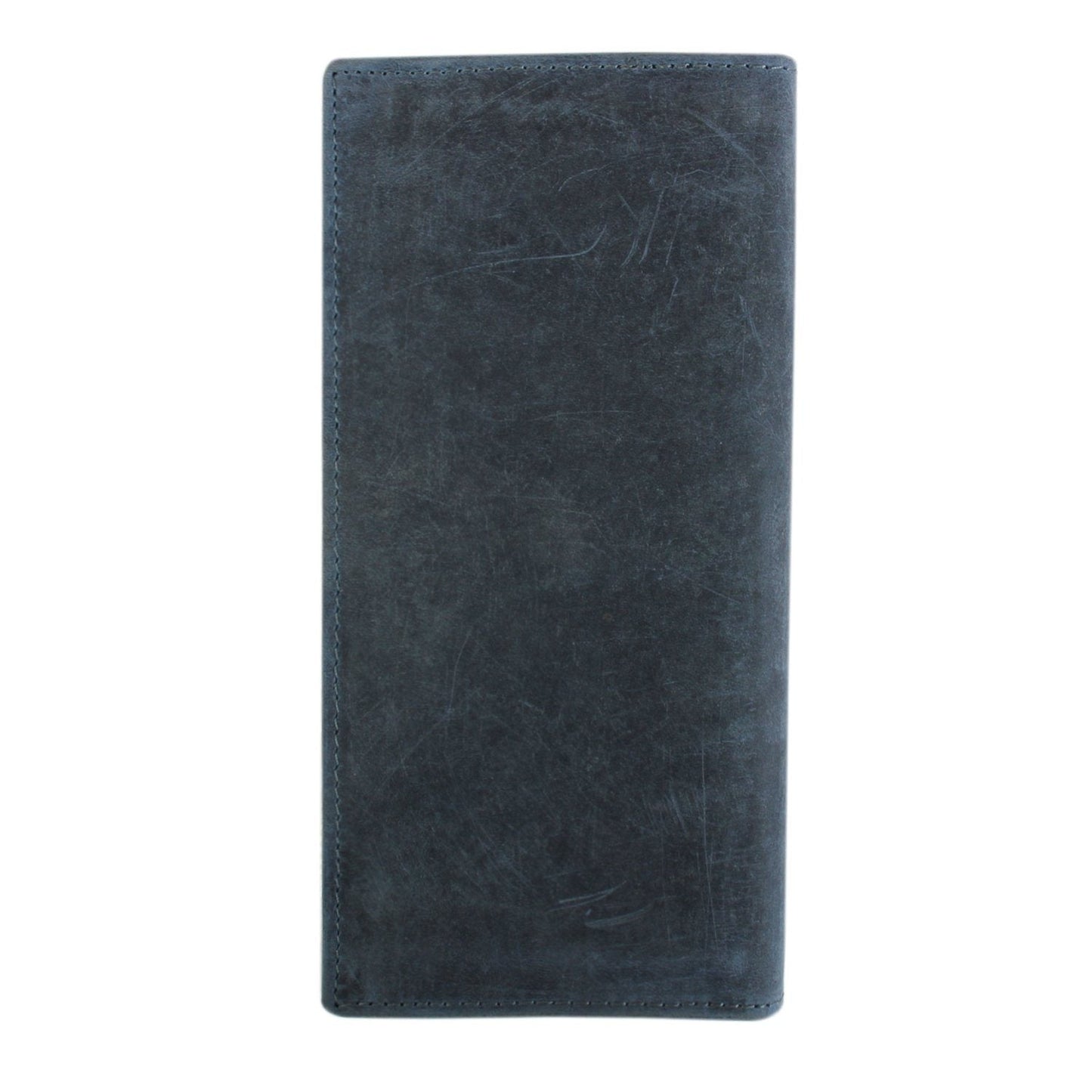 Blue Colour Italian Leather Long Wallet/Card Holder for Men & Woman (12 Card Slot + 1 ID Slot + Cash Compartment) Cathy London 