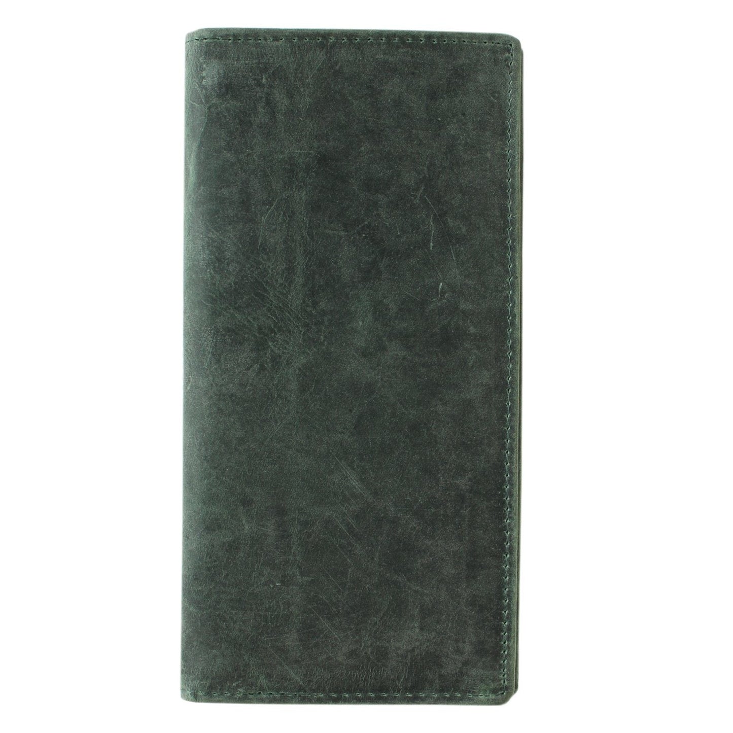 Olive Colour Italian Leather Long Wallet/Card Holder for Men & Woman (12 Card Slot + 1 ID Slot + Cash Compartment) Cathy London 