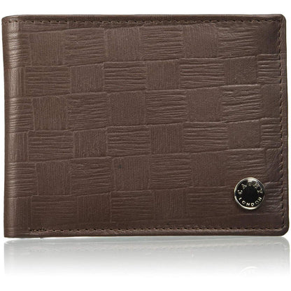 Brown Colour Bi-Fold Italian Leather Slim Wallet ( 6 Card Slot + 2 Hidden Compartment + 1 ID Slot + Coin Pocket + Cash Compartment )