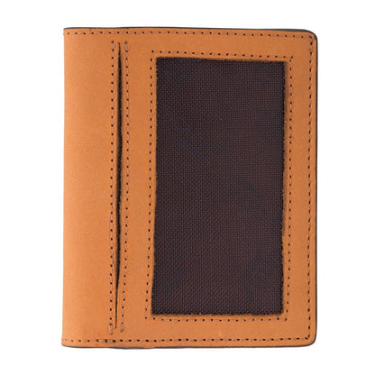 Tan Colour Bi-Fold Italian Leather Slim Wallet/Card Holder (6 Card Slot + 2 ID Slot + Cash Compartment) Cathy London 